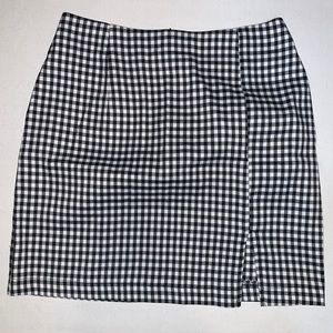 Checkered skirt